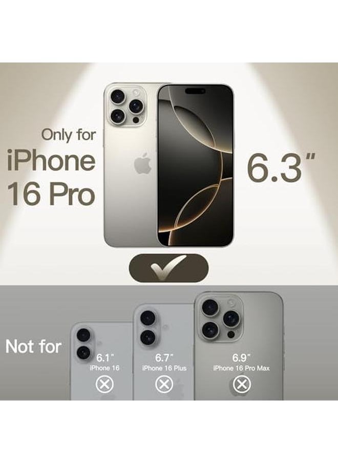 Jetech Ultra Slim 0.35Mm Thin Case For Iphone 16 Pro 6.3 Inch Camera Lens Full Protection Lightweight Matte Finish Pp Hard Minimalist Cover Natural Titanium  - Image 2