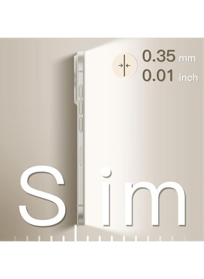 Jetech Ultra Slim 0.35Mm Thin Case For Iphone 16 Pro 6.3 Inch Camera Lens Full Protection Lightweight Matte Finish Pp Hard Minimalist Cover Natural Titanium  - Image 3