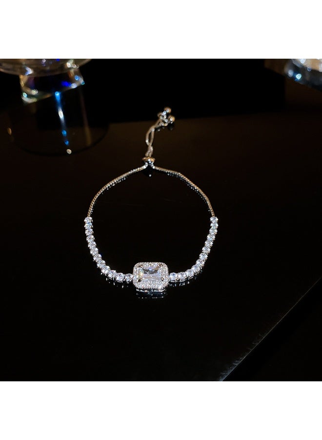 بيوينتي سوار من الميكا مطلي بالذهب ومرصع بزهرة الزركونيا، عالي الجودة، حلو للاستخدام اليومي، متعدد الاستخدامات