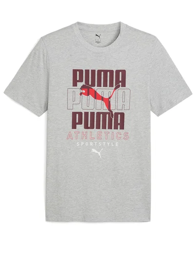PUMA Puma Graphic Stacked Graphic Short Sleeve T-shirt