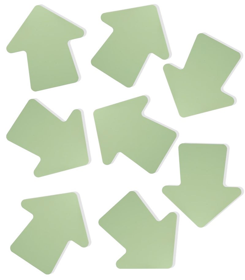 DirectGlow LLC Glow in The Dark 3 inch Vinyl Arrow Stickers- 25 Pack - Image 5