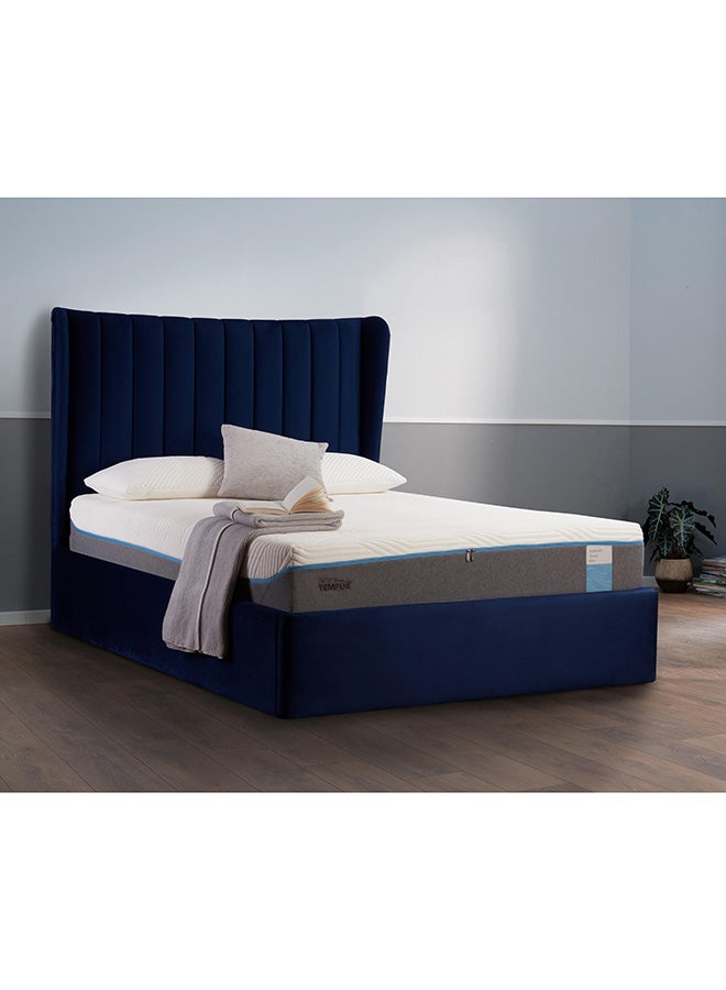 A to Z Furniture Hampton Ottoman Bed 200x200cm Super King Bed in Blue Color 