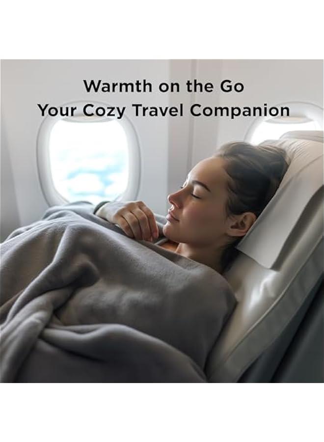 Bedsure Fleece Throw Blanket for Couch Grey - Lightweight Plush Fuzzy Cozy Soft Blankets and Throws for Sofa, 50x60 inches - Image 5
