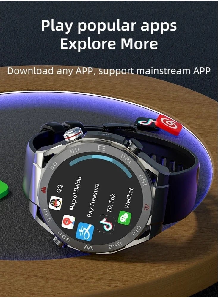AROAQ - Full Netcom 4G/5G domestic Android version 4+64G  SmartWatch black - Image 1