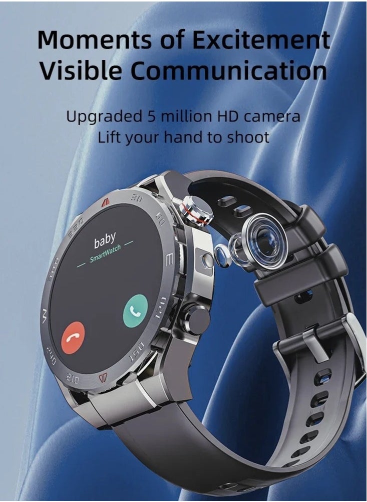 AROAQ - Full Netcom 4G/5G domestic Android version 4+64G  SmartWatch black - Image 1