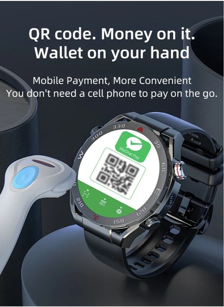 AROAQ - Full Netcom 4G/5G domestic Android version 4+64G  SmartWatch black - Image 1