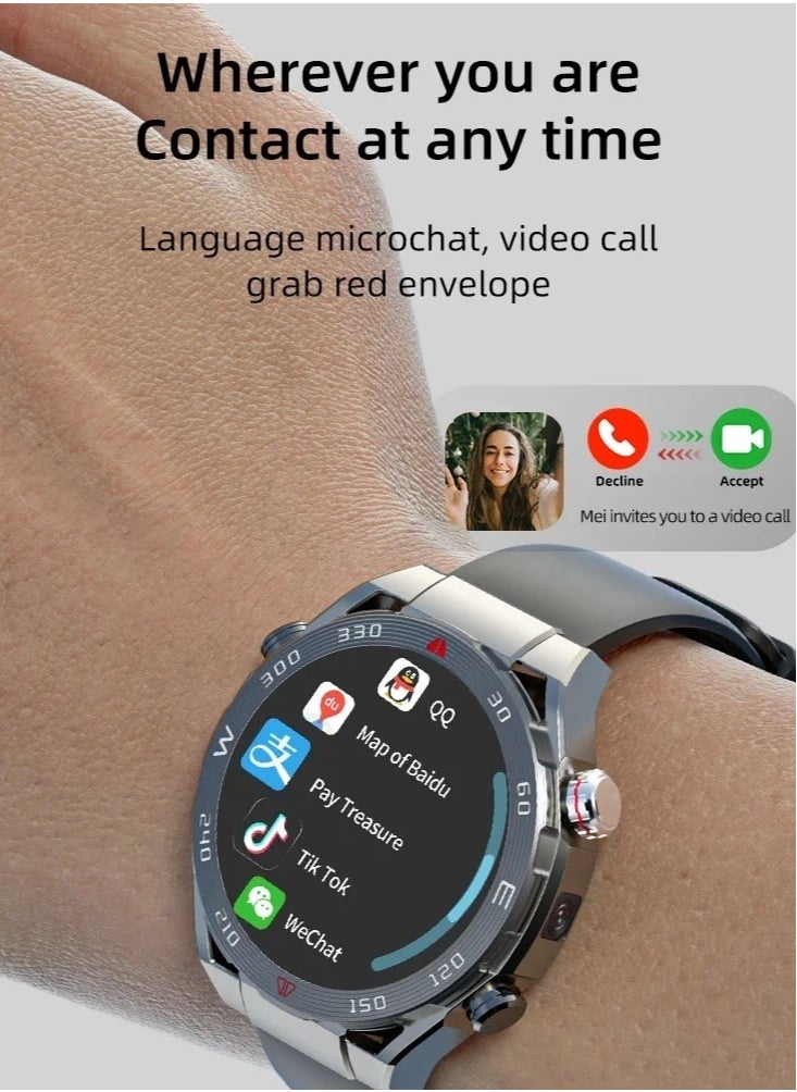 AROAQ - Full Netcom 4G/5G domestic Android version 4+64G  SmartWatch black - Image 1