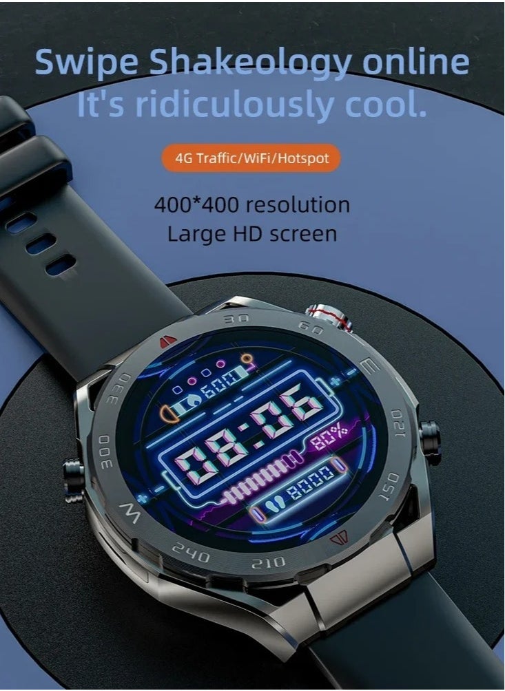 AROAQ - Full Netcom 4G/5G domestic Android version 4+64G  SmartWatch black - Image 1