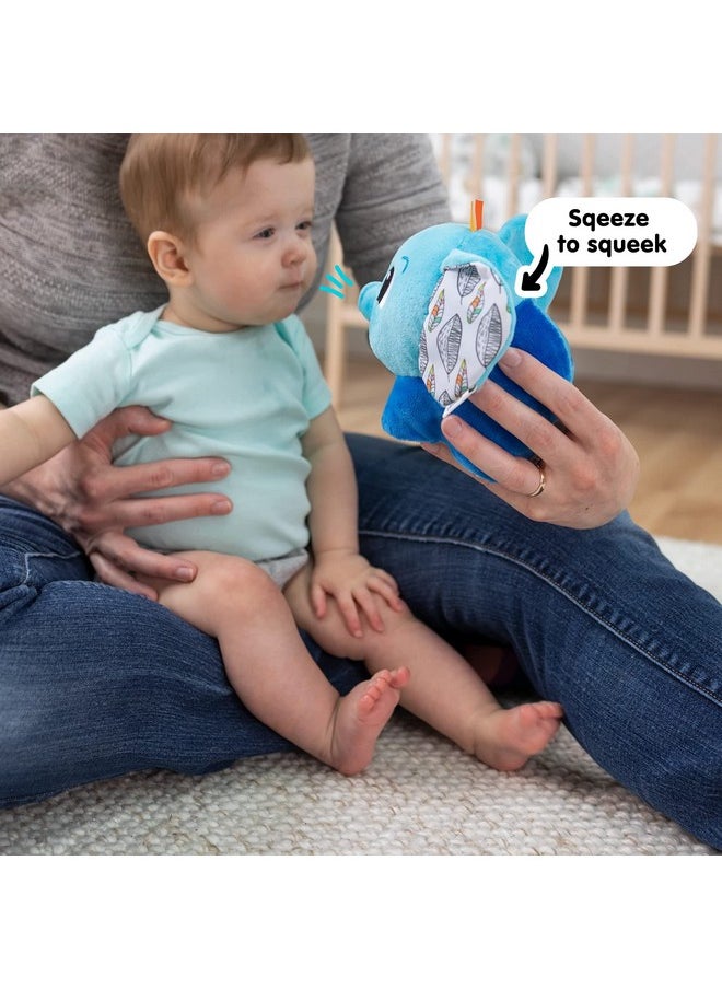 Lamaze - Puffaboo Elephant Baby Toy Soft Squeaky Elephant Toy With Crinkly Ears Interactive Baby Toys For Sensory Play Baby Sensory Toys Ages 3 Months And Up - Image 1