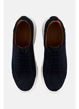 Algspar Men Lace Up Casual Shoes, Navy  - Image 3