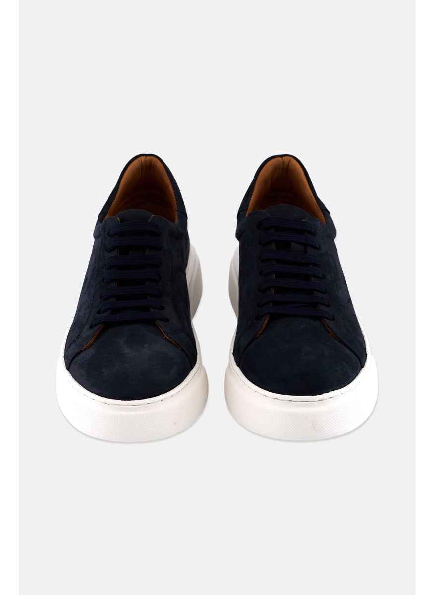Algspar Men Lace Up Casual Shoes, Navy  - Image 4