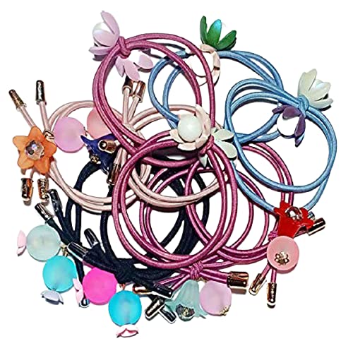 Drishti® Stylist Hair Rubber band For Girls, Women Pack of 10 of Multi colour - Image 1