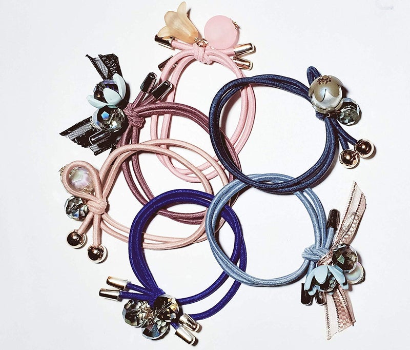 Drishti® Stylist Hair Rubber band For Girls, Women Pack of 10 of Multi colour - Image 5