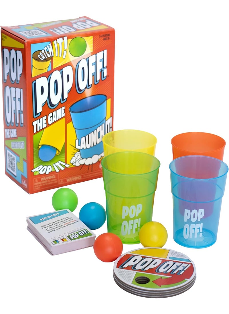 Goliath Goliath Pop Off Game  Unique Cups Launch Balls Into The Air  Includes 50 FastPaced Hilarious Challenges 24 Players Ages 8 and Up  - Image 2