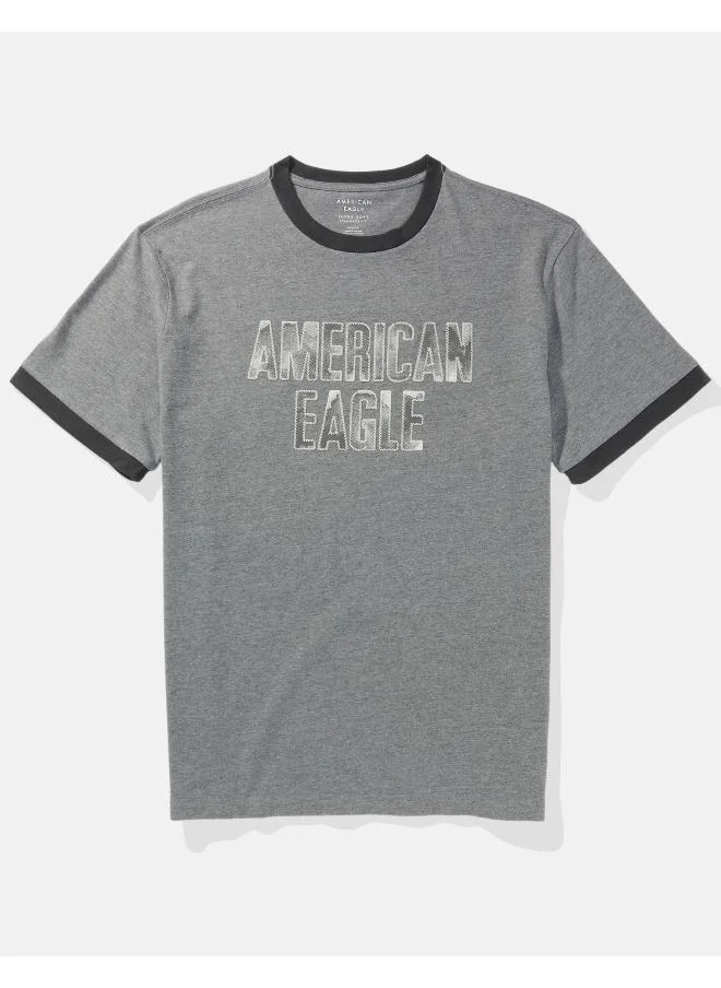 American Eagle AE Elevated Logo Graphic T-Shirt