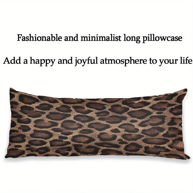 1pc Polychrome Leopard Print Long Body Pillowcase 20.08 x 53.94 Inches Suitable For Bedding Throw Pillows And Cushion Covers Home Decoration - Image 5