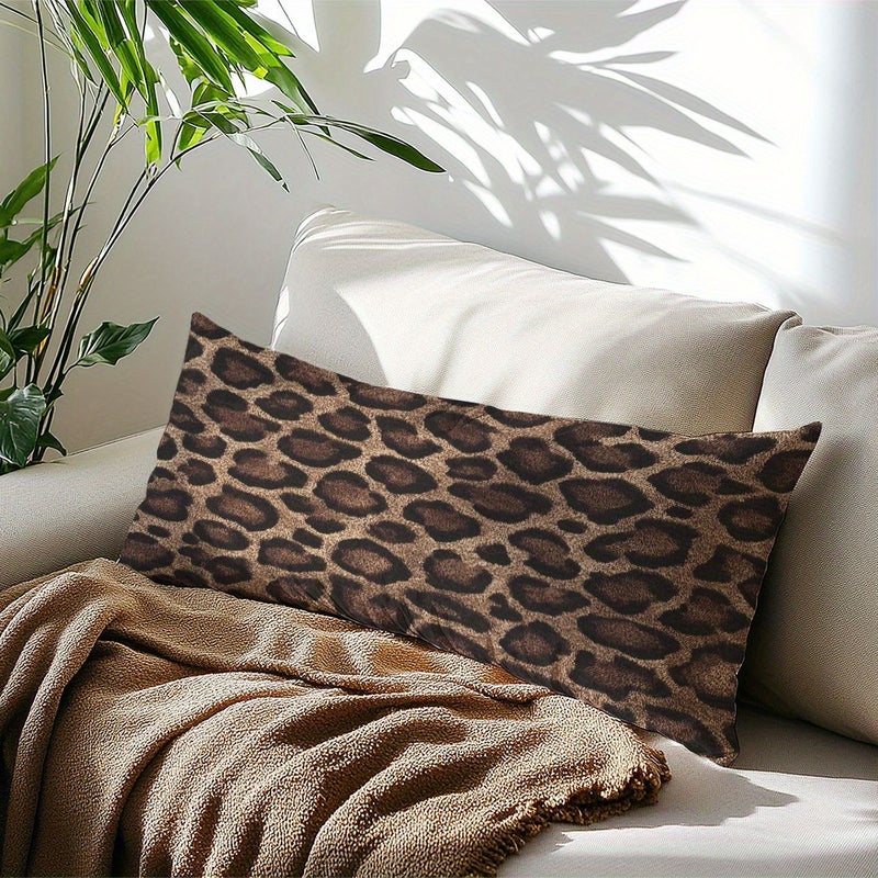 1pc Polychrome Leopard Print Long Body Pillowcase 20.08 x 53.94 Inches Suitable For Bedding Throw Pillows And Cushion Covers Home Decoration - Image 4