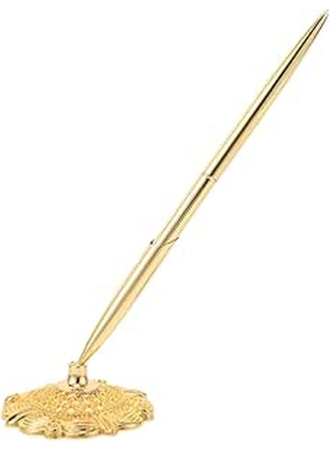 Metal Ballpoint Pen With Crystal Counter For Hotel Bank Office Use - Image 1
