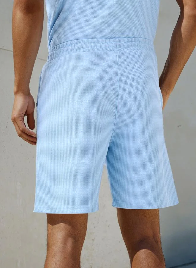Splash Active  Waffle Textured Shorts with Pockets for Men | Best Price UAE