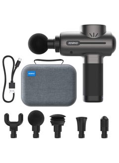 RENPHO Powerful Portable Massage Gun With Long Battery Life And 10 Min Auto-Off Protection - Black  - Image 5