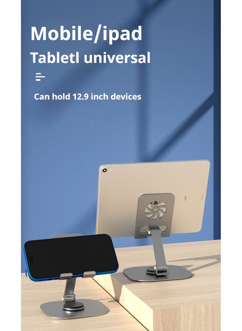 All-metal Mobile Phone Holder Foldable 360° Rotating Desktop Mobile Phone Holder - Image 3