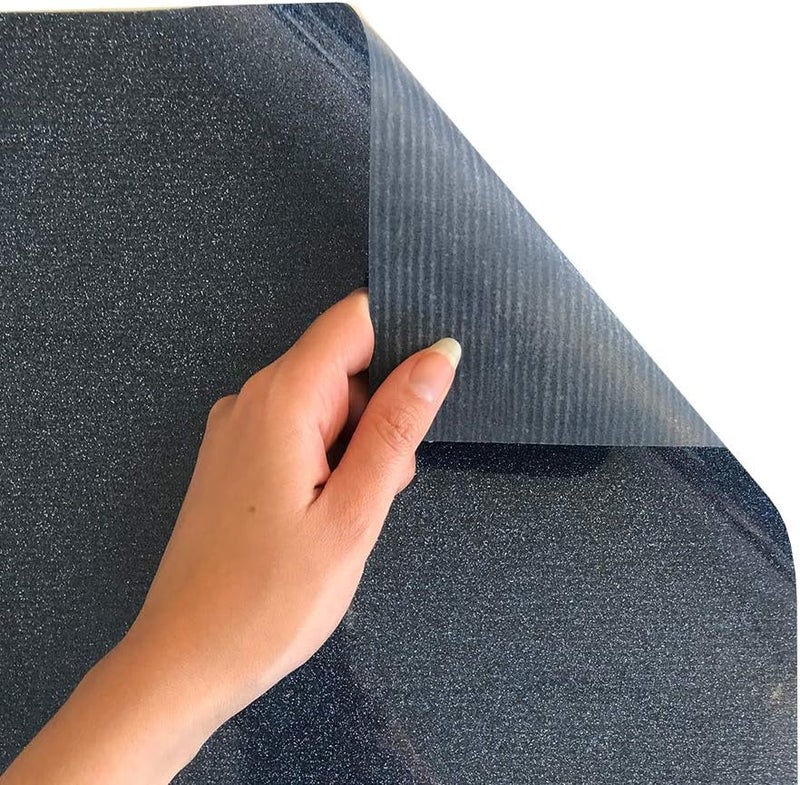 Siser Glitter HTV 118x10ft Roll  Iron on Heat Transfer Vinyl Sapphire - Image 3