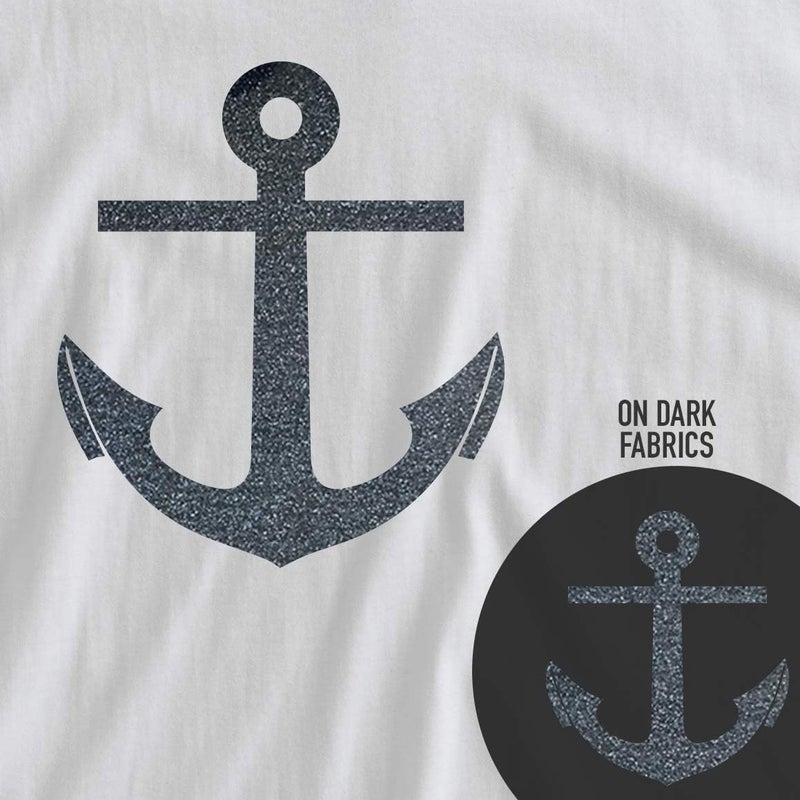 Siser Glitter HTV 118x10ft Roll  Iron on Heat Transfer Vinyl Sapphire - Image 4