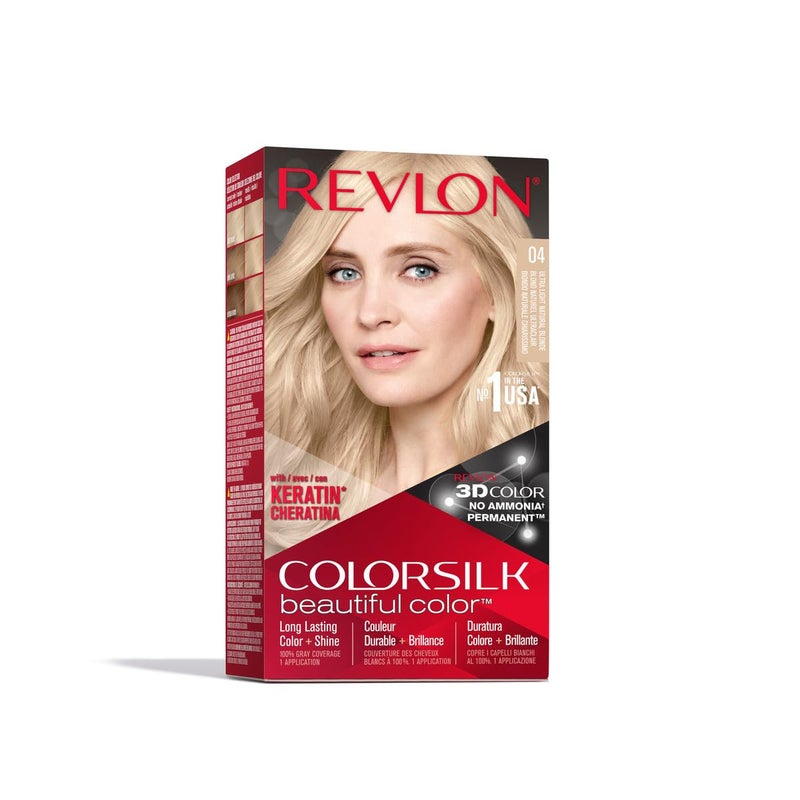 Revlon Ammonia Free Colorsilk 04 Ultra Light Natural Blonde