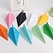 Lotus Mann 100Pcs Premade Rainbow Origami Paper Airplane Folded Origami Planes for Kids Party Supplies Plane Theme Birthday Baby Shower Party Table Centerpiece Childrens Day Decorations - Image 3