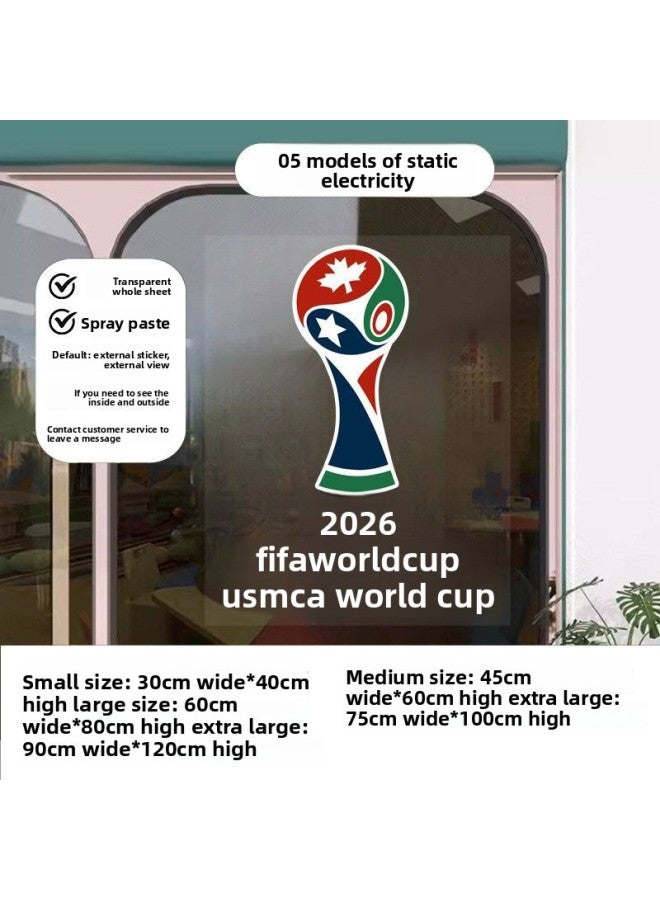2026 World Cup Theme Scene Decoration Atmosphere Setup –Specifications:Middle Color Category:Sjb03 transparent static electricity 05 - Image 1