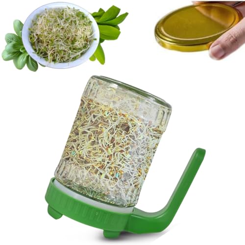 PRIMESAGE® Sprout Maker Sprout Jar Sprouts Maker Sprouts Maker Jar Sprout Maker Jar Sprouting | 700 ML - Image 1
