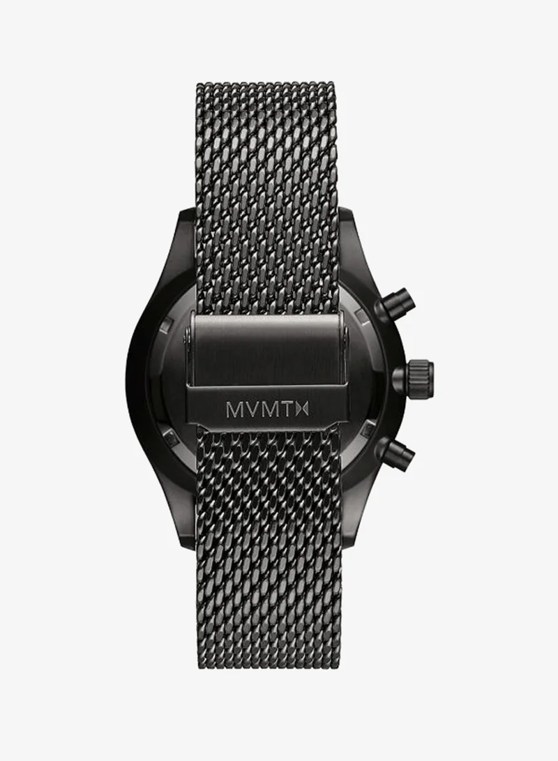 Mvmt Men's Multifunction Watch, Green Dial, Gunmetal Stainless Steel Strap