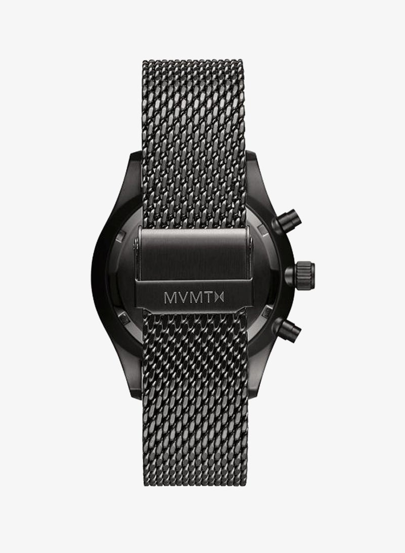 MVMT Men's Multifunction Watch, Green Dial, Gunmetal Stainless Steel Strap - Image 2