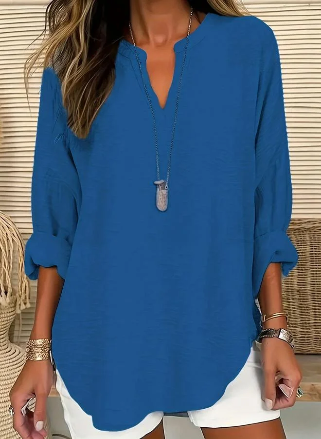 تايك تو بلوزة بأكمام طويلة