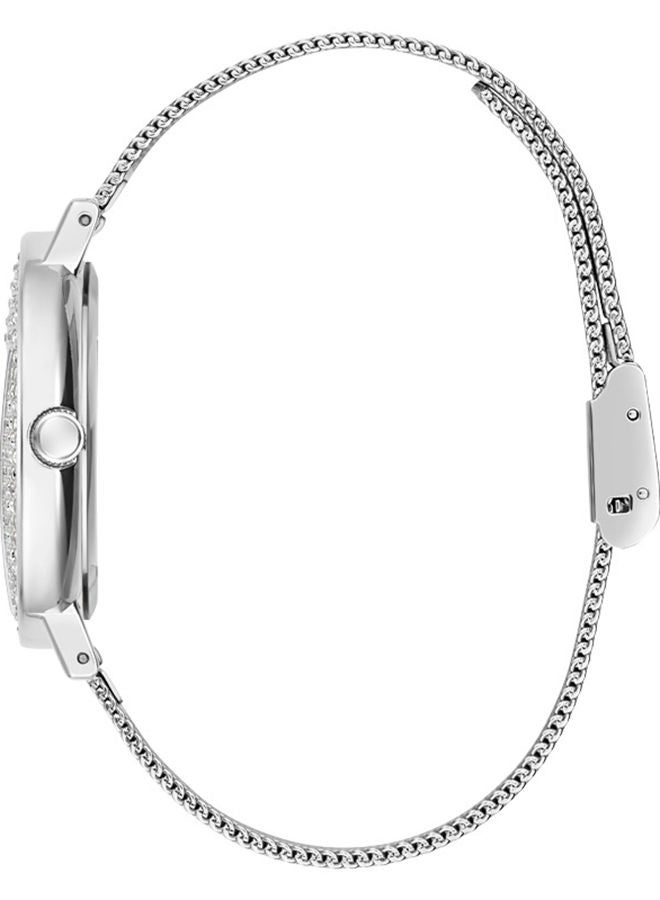 GUESS Women Analog Round Stainless Steel Mesh Watch GW0477L1 - 36 mm - Image 2