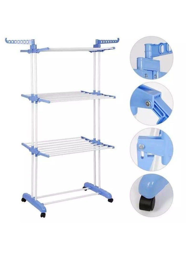 Premium Heavy-Duty Clothes Drying Rack with Wheels for Easy Mobility and Daily Use – Durable and Reliable AR - Image 1