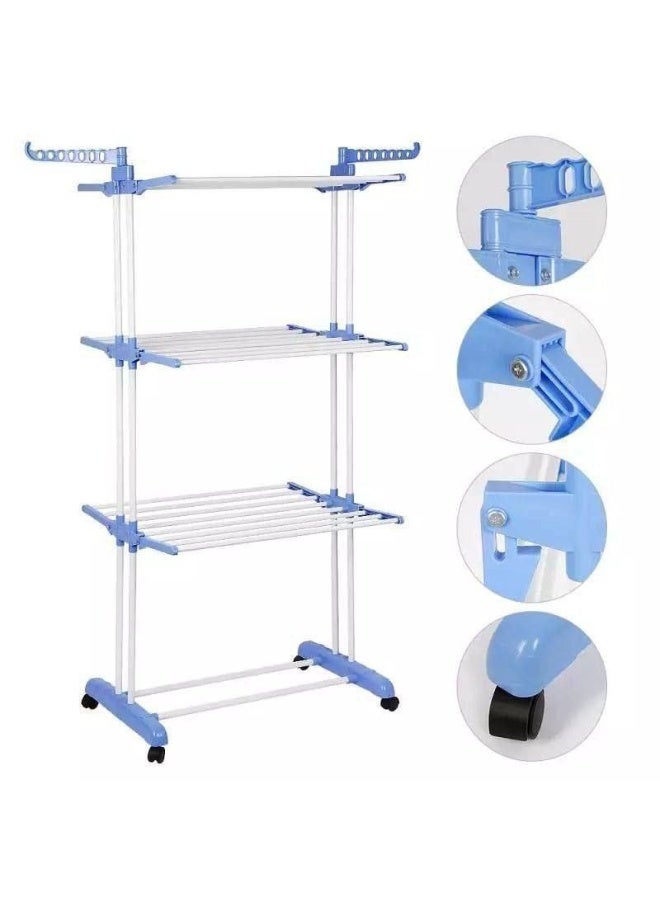 Premium Heavy-Duty Clothes Drying Rack with Wheels for Easy Mobility and Daily Use – Durable and Reliable AR - Image 4