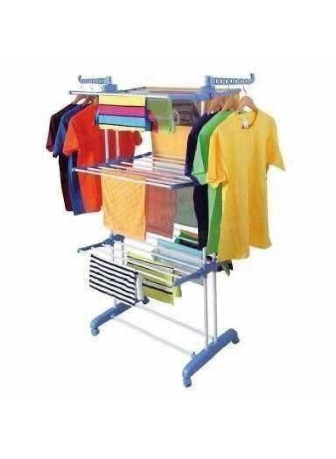 Premium Heavy-Duty Clothes Drying Rack with Wheels for Easy Mobility and Daily Use – Durable and Reliable AR - Image 5
