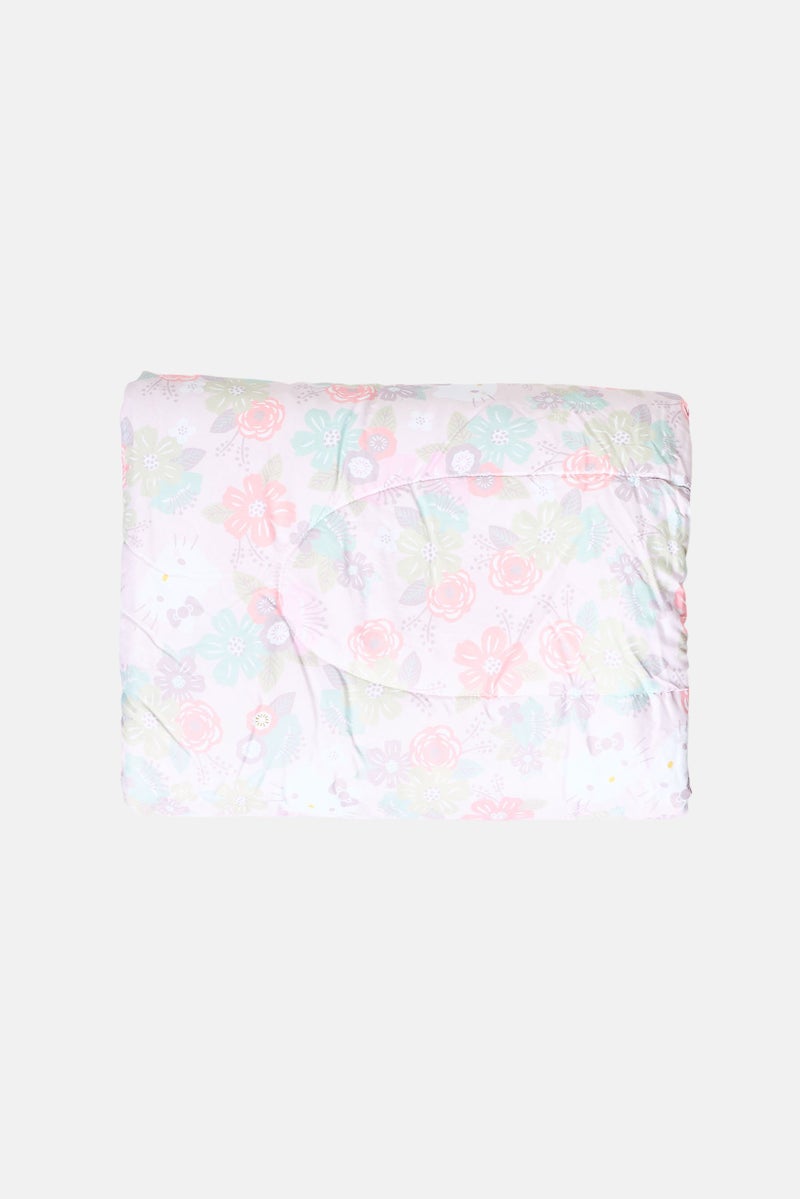 Sanrio 3 Pieces Hello Kitty Comforter With Pillow Case Set, Multicolor - Image 2