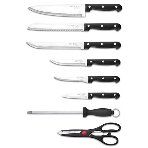 Hampton Forge Cutlery Block Set / Natural Block New (14 Piece) - Image 2