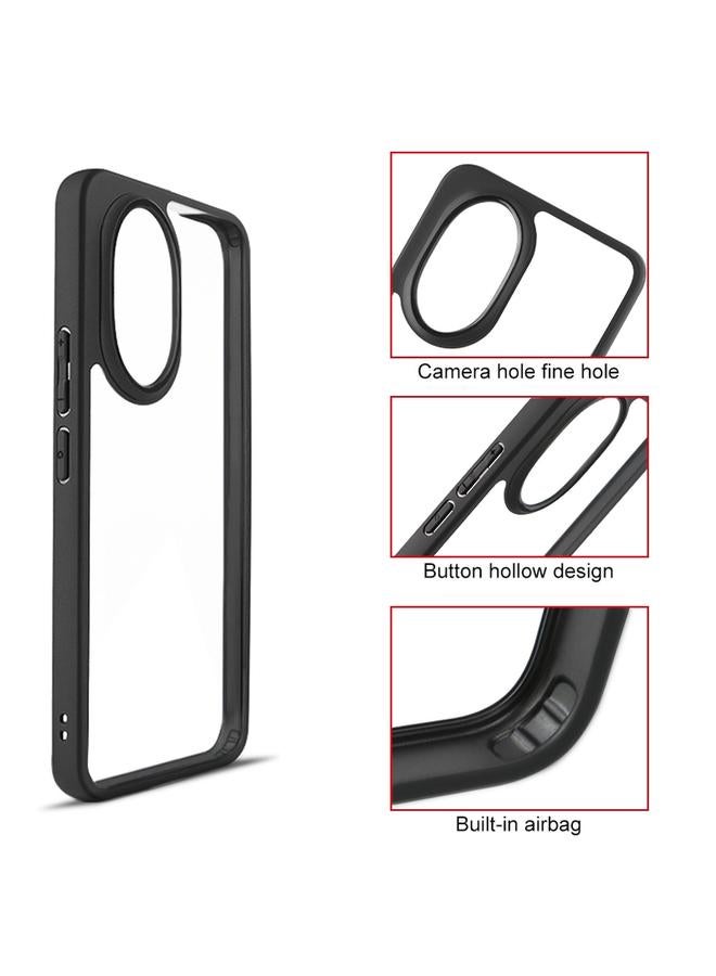 زبون جراب لهاتف Honor 200 مصنوع من مادة TPU غير لامعة + جراب شفاف من مادة الكمبيوتر الشخصي - Image 3