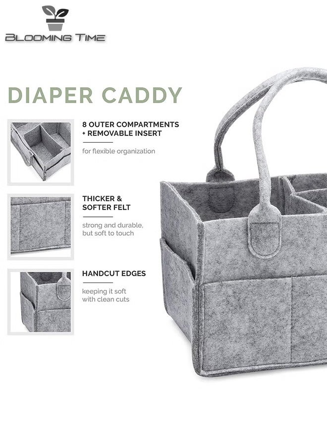 BLOOMING TIME Baby Diaper Storage Bag Partition Storage Large Capacity  - Image 3