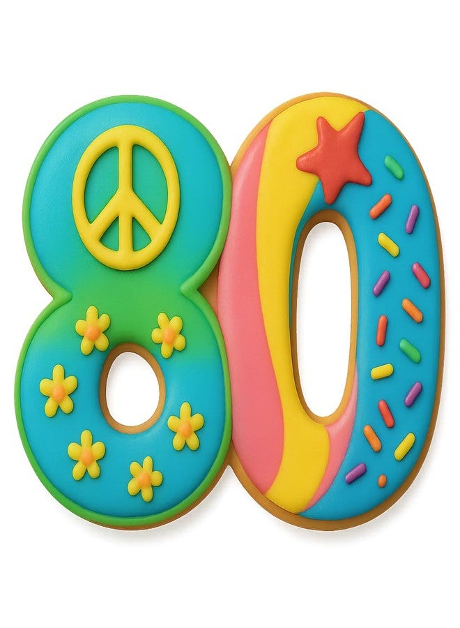 Mighty Gadget Number 80 Cookie Cutter - 3.5x5 Inches, Perfect for 80th Birthdays & Anniversaries (Random Color) - Image 5