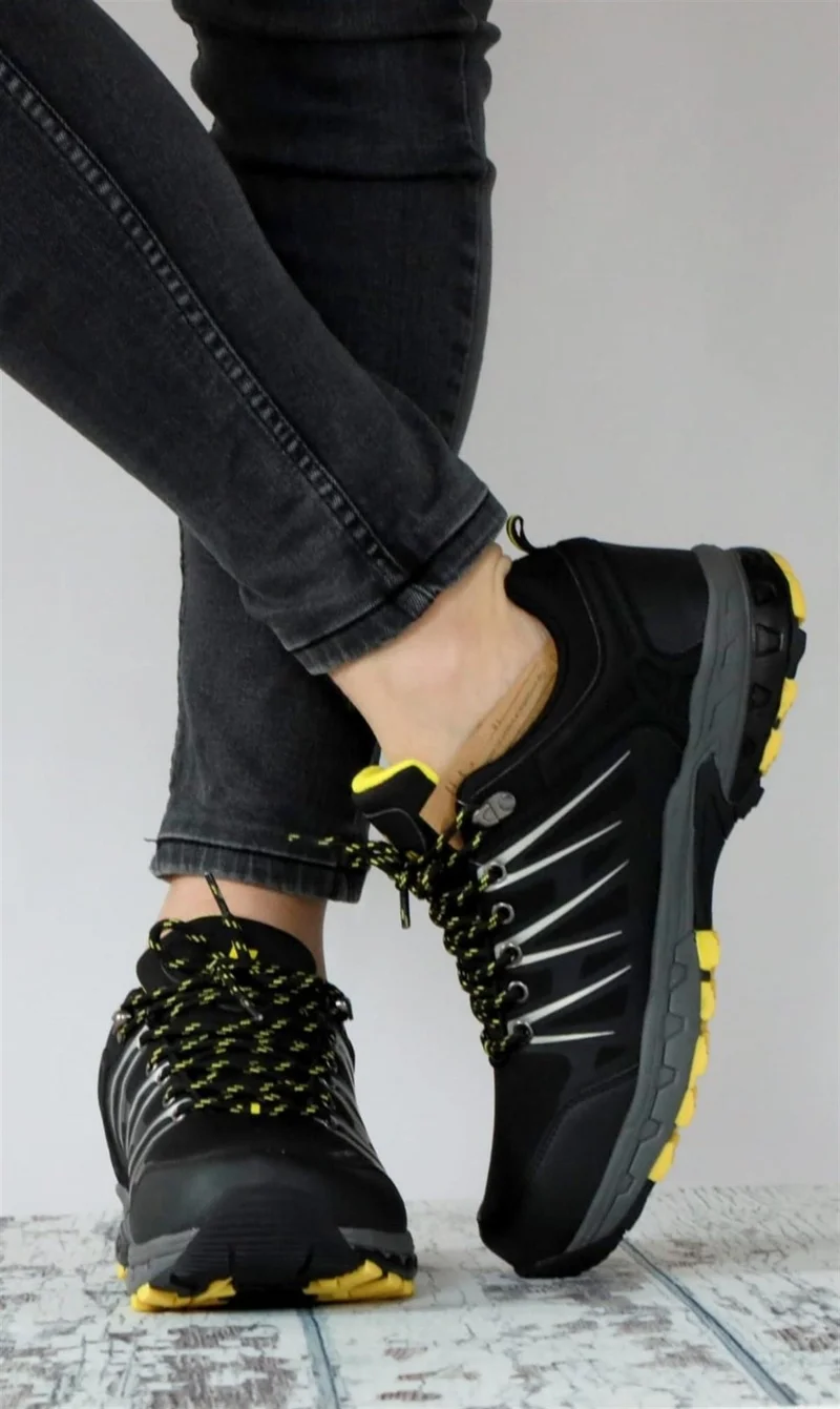 Hammer Jack 102 19905 Men's Outdoor Shoes Black Yellow 2 V7
