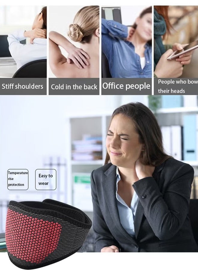 Happy D Self-Heating Neck Support Brace for Pain Relief and Relaxation - Image 3