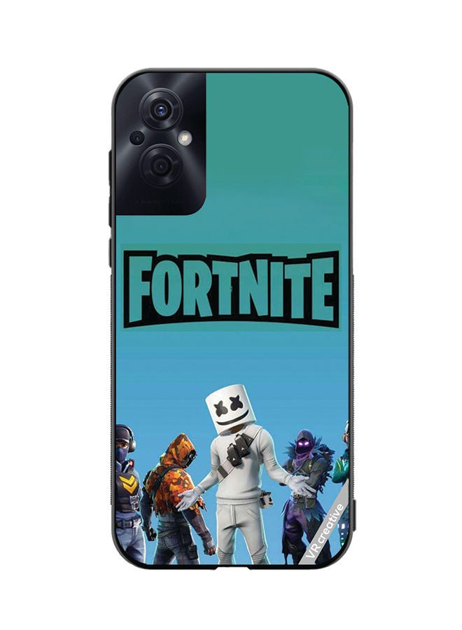 VR CREATIVE Protective Case Cover For Oppo Reno8 Z Fortnite Design Multicolour - Image 1