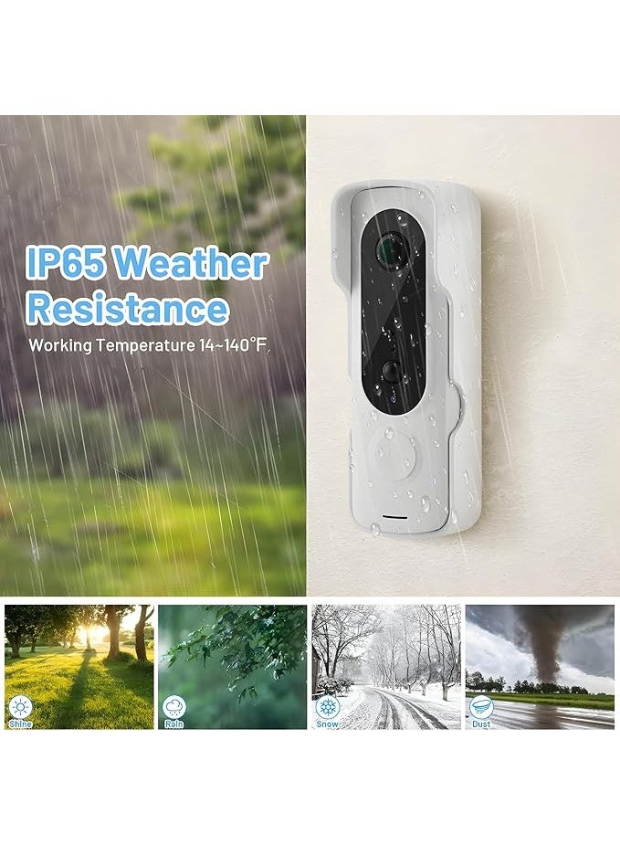 X الإصدار جرس باب فيديو (اسود) - Image 3