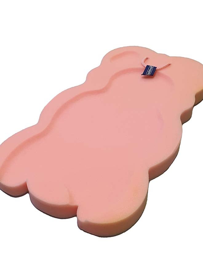 Optimal وسادة إسفنجية للاستحمام للأطفال غير قابلة للانزلاق - وردي (آمنة ومريحة) - Image 1