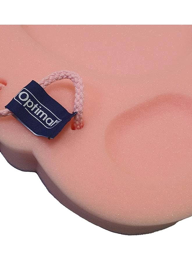 Optimal وسادة إسفنجية للاستحمام للأطفال غير قابلة للانزلاق - وردي (آمنة ومريحة) - Image 2