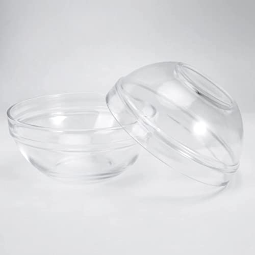 WRINGO Glass Bowl for Kitchen Prep, Dessert, Dips, and Candy Dishes, Cake, Snack Bowl Set of 6 Or Nut Bowls, and Microwave Safe Clear Glass Bowls for Mixing, Storing Size 3.5 Inch (WR-11), 100 ml - Image 2